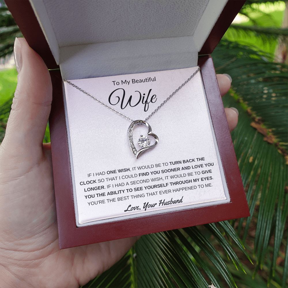 Beautiful Wife Forever Love Necklace