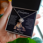 To Daughter Love Dad Love Knot Necklace