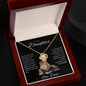 To Daughter Love Dad Love Knot Necklace