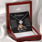 To Daughter Love Dad Love Knot Necklace