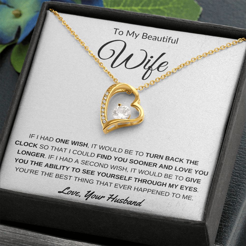Beautiful Wife Forever Love Necklace