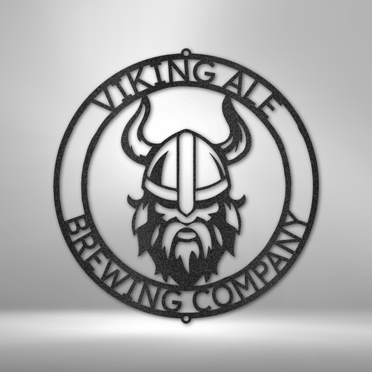 Viking Ring Monogram - Steel Sign