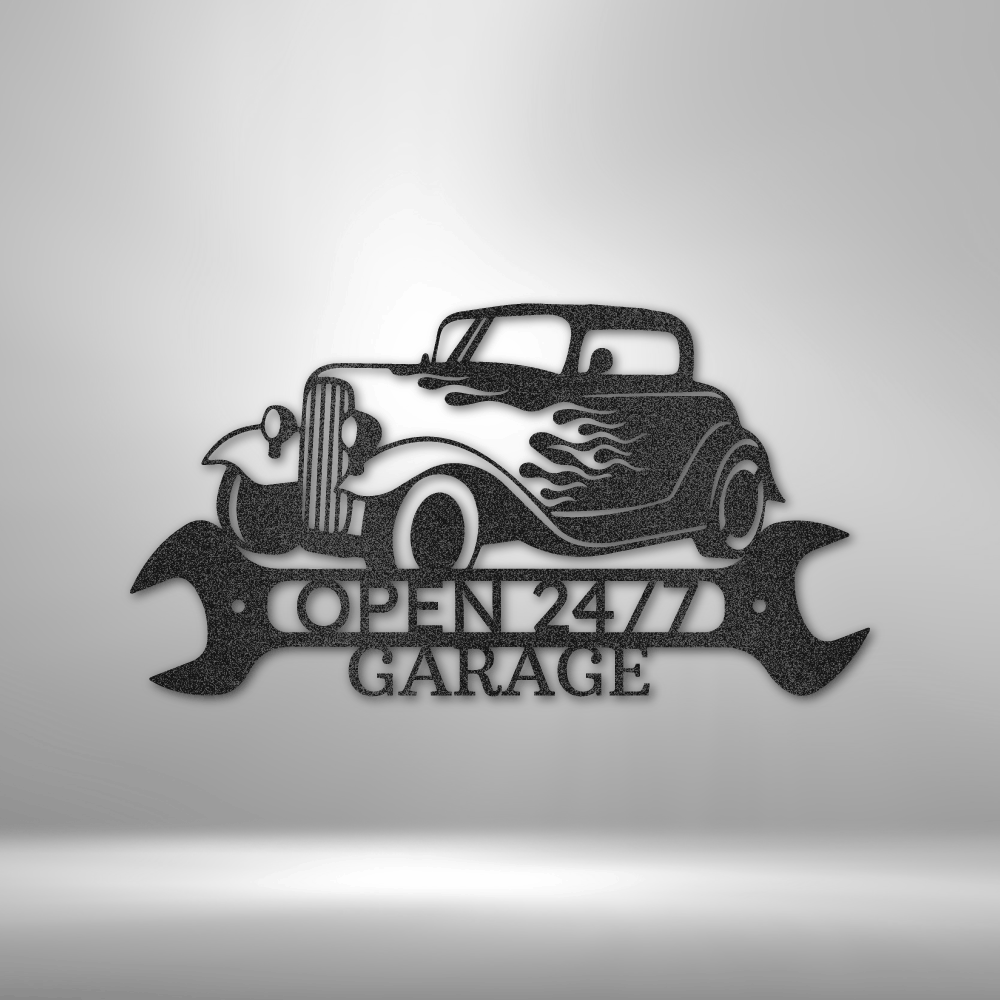 Hot Rod Shop Monogram - Steel Sign – DivineFate