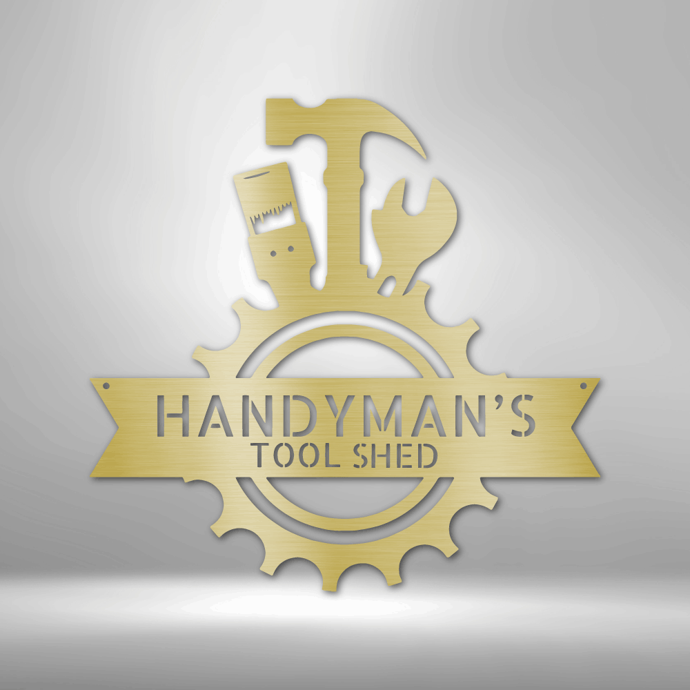 Handyman Shop Monogram - Steel Sign – DivineFate