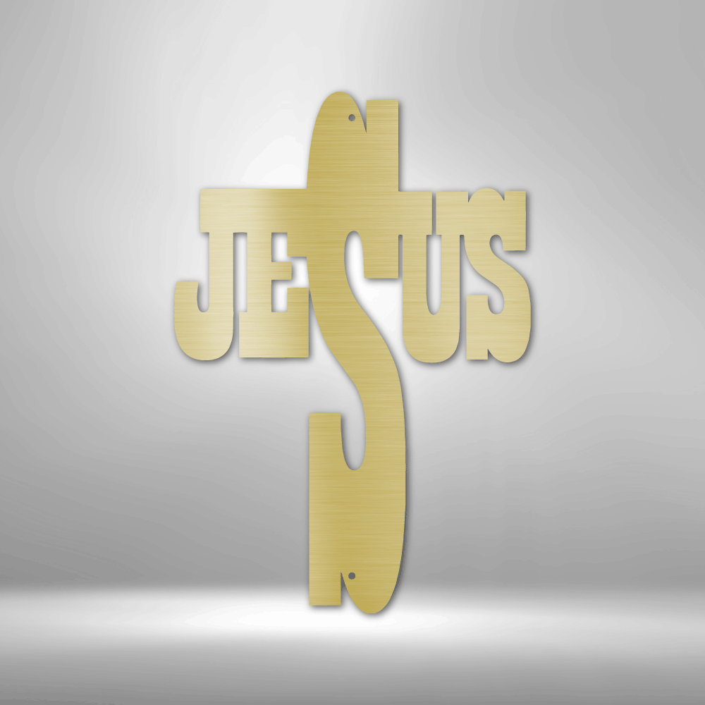 Jesus Cross - Steel Sign