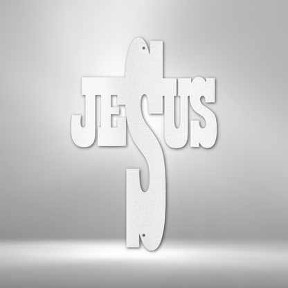 Jesus Cross - Steel Sign
