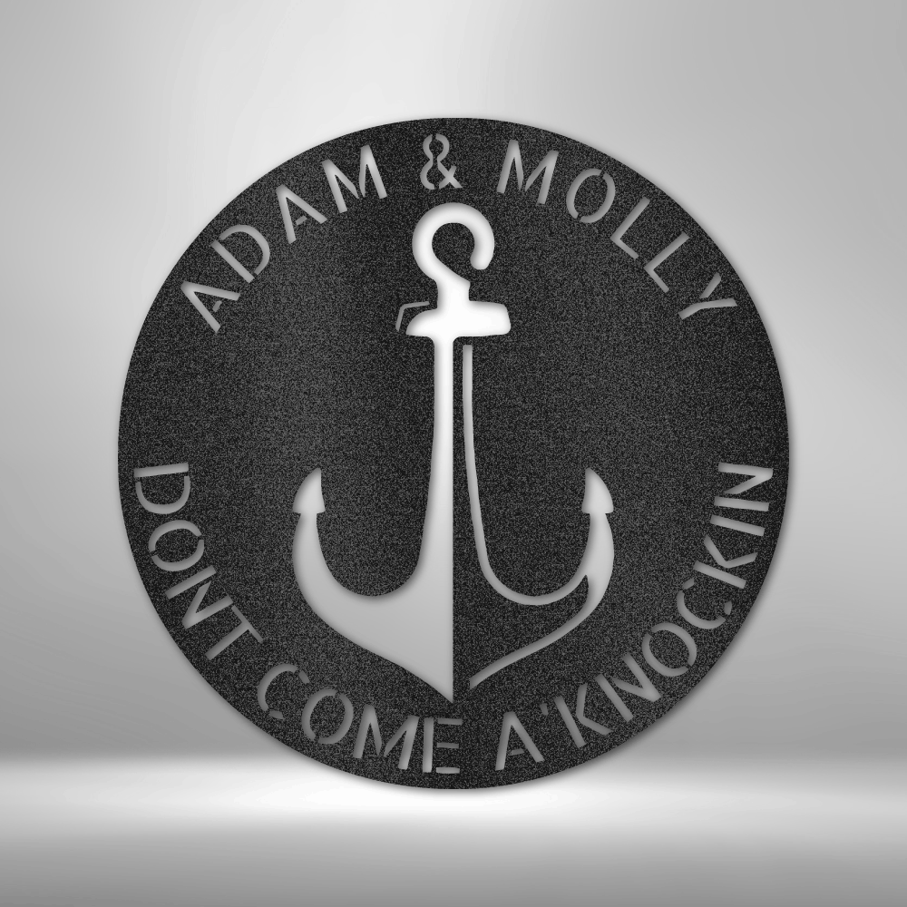Anchor Plaque - Steel Sign