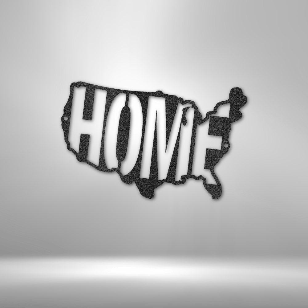 USA Home - Steel Sign