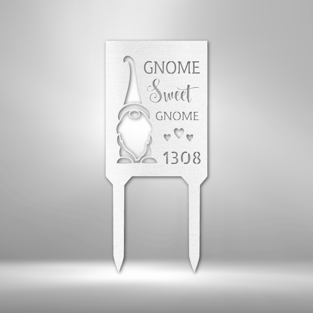 Gnome Home Yard/Garden Stake - Steel Stake