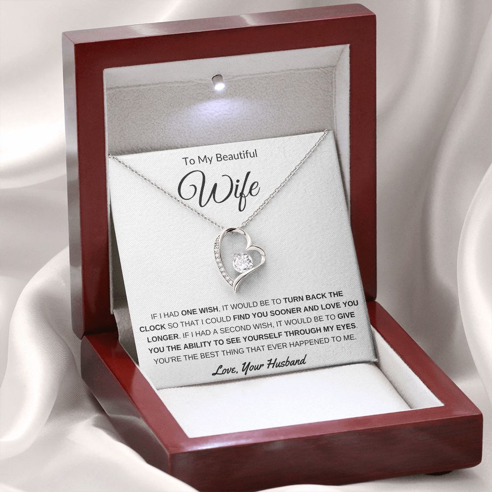 Beautiful Wife Forever Love Necklace