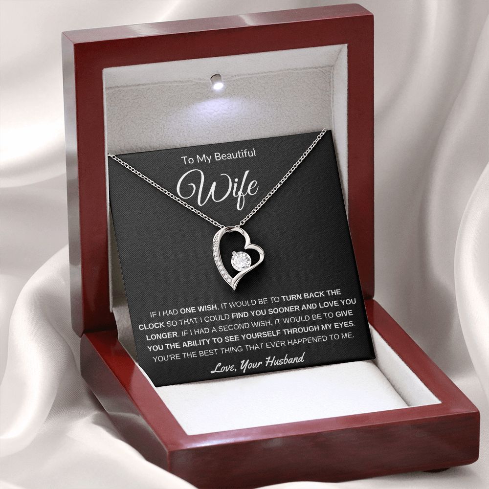 Beautiful Wife Forever Love Necklace