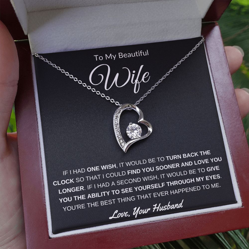 Beautiful Wife Forever Love Necklace