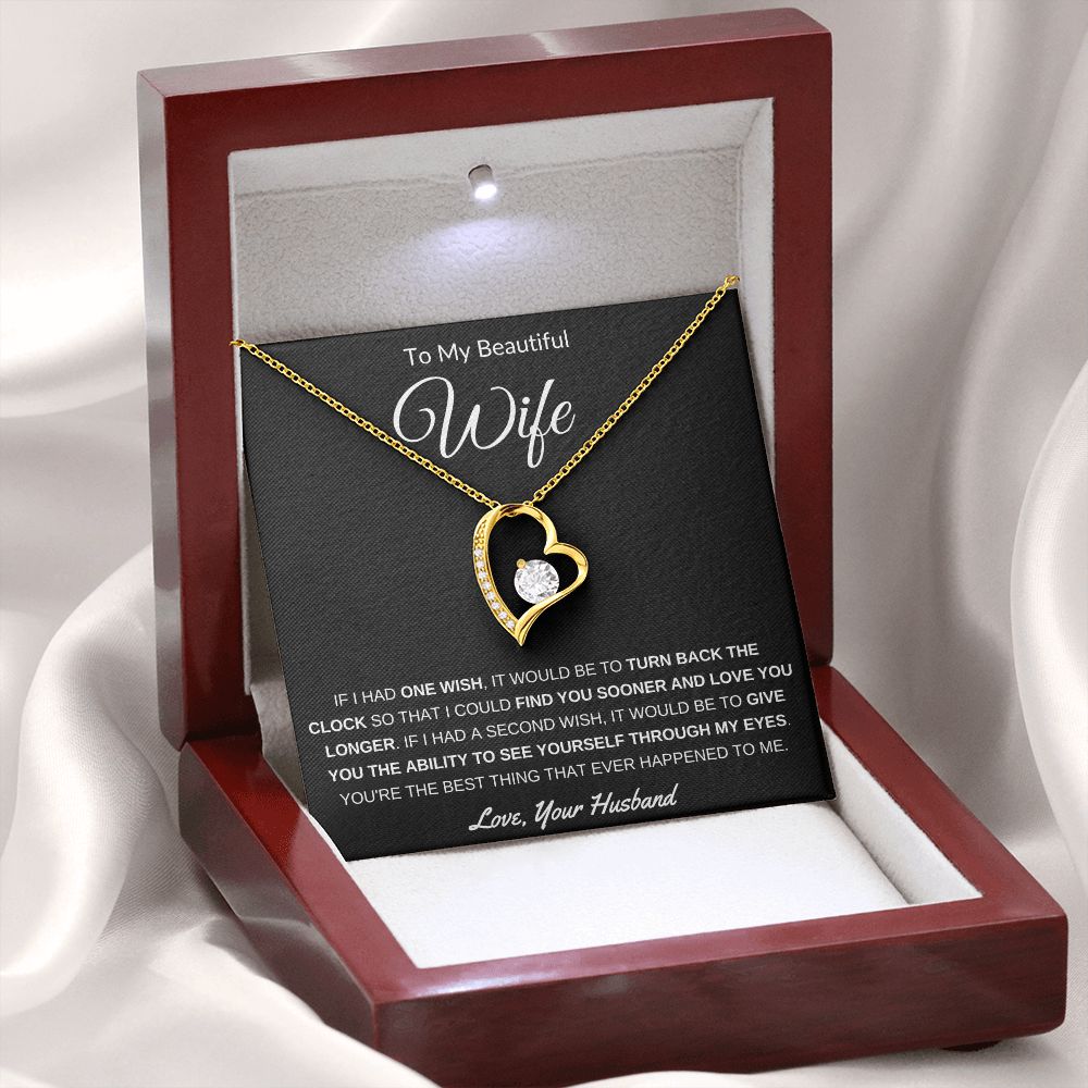 Beautiful Wife Forever Love Necklace
