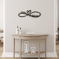 Infinity Couples Monogram - Steel Sign