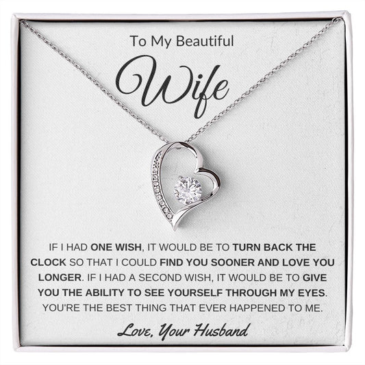 Beautiful Wife Forever Love Necklace