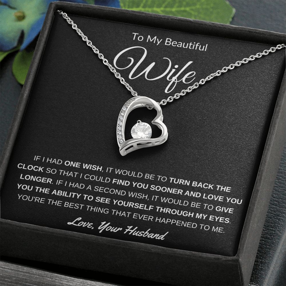 Beautiful Wife Forever Love Necklace