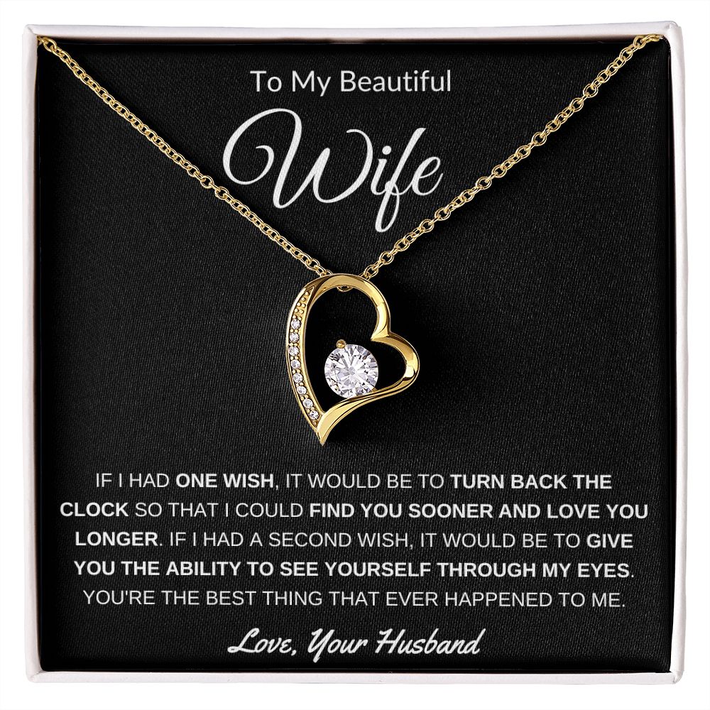 Beautiful Wife Forever Love Necklace