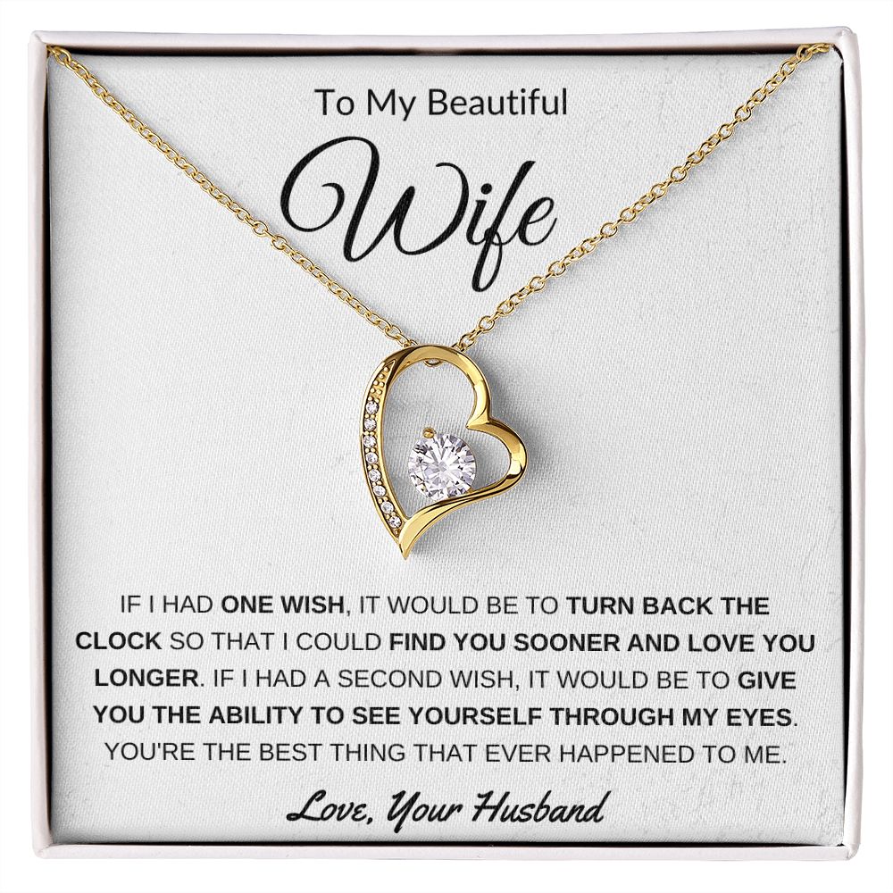 Beautiful Wife Forever Love Necklace