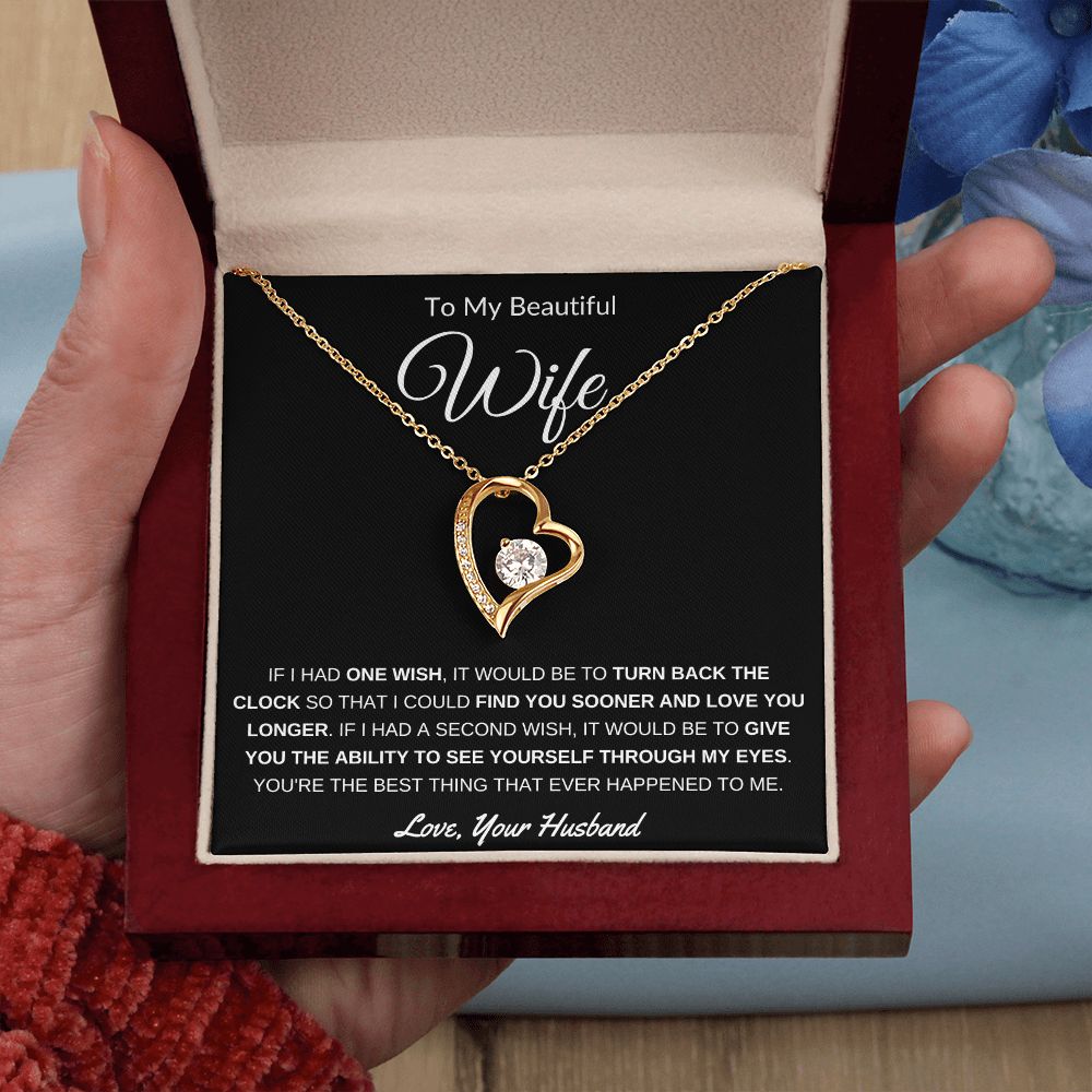 Beautiful Wife Forever Love Necklace