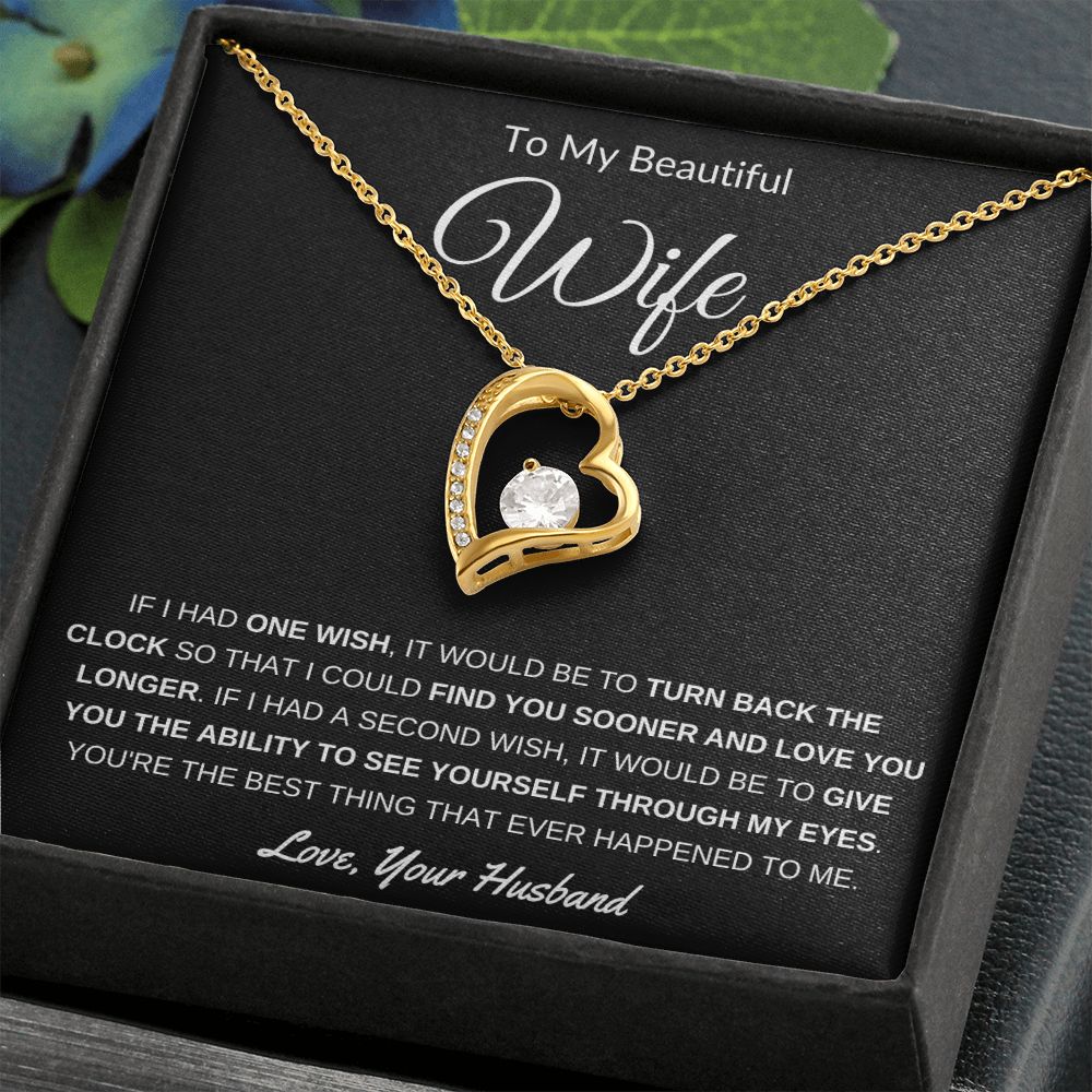 Beautiful Wife Forever Love Necklace